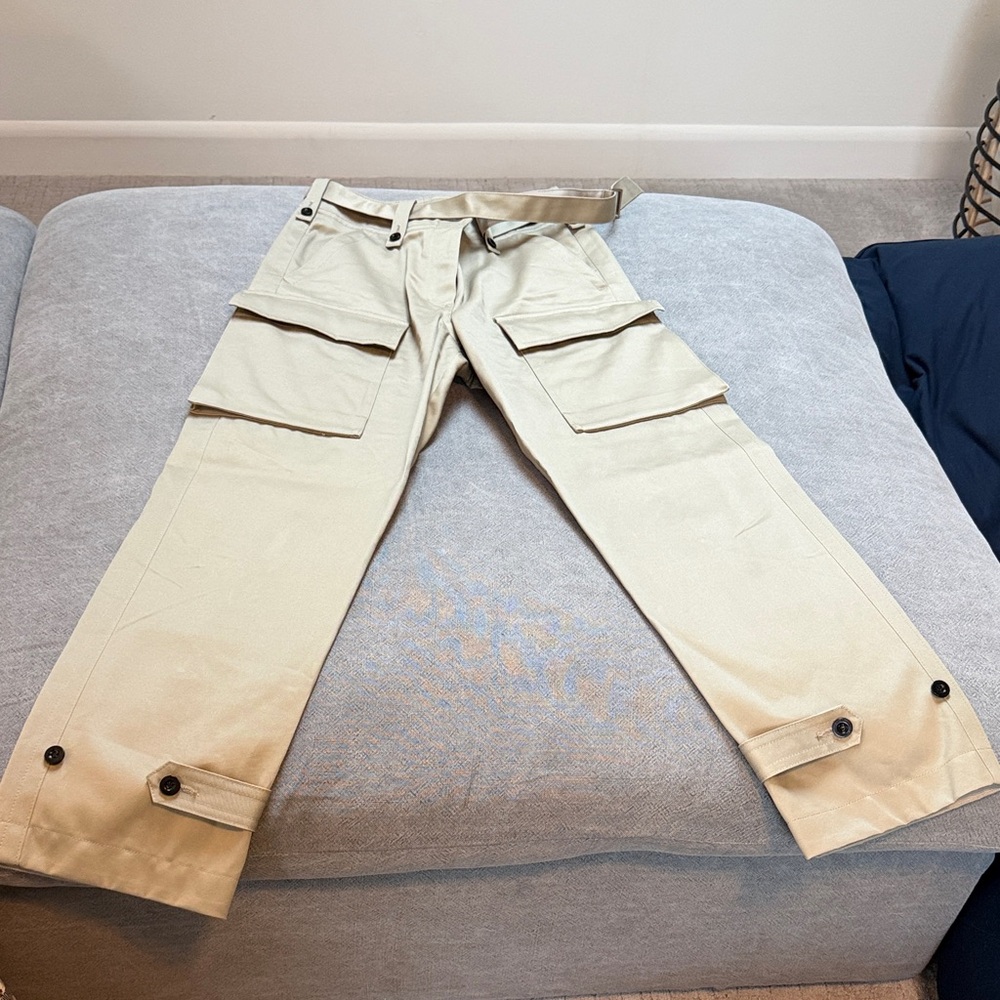 Sacai Beige Cargo Pants